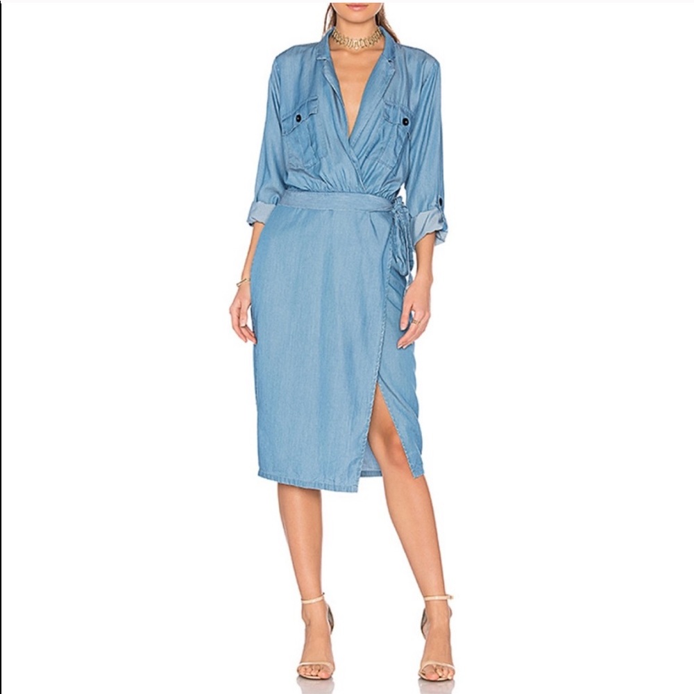 MAJORELLE Yuma Denim Dress